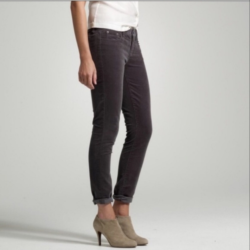 J. Crew toothpick skinny corduroys in taupe